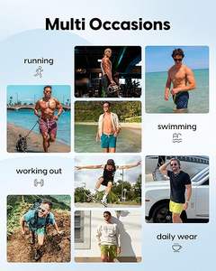 กางเกงขาสั้นลำลองผู้ชายขายส่ง สไตล์ใหม่ กางเกงวิ่งออกกำลังกายผู้ชายแบบมีเชือกผูก กางเกงขาสั้นเปล่าลำลอง กางเกงวิ่งออกกำลังกายสำหรับฤดูร้อน - Product Image 5