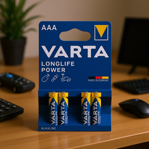 Piles alcalines LONGLIFE POWER AAA avec câble, lot de 4, 04903121414 - Product Image 3