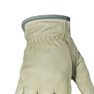 Guantes de soldadura Tig de la mejor calidad en cuero de piel de cabra Guantes de protección de manos para guantes de cuero de seguridad - Product Image 2
