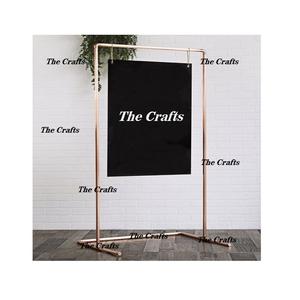 Fondo de color oro rosa de metal Fondo de tamaño y forma personalizados para fiestas de boda y decoración de eventos - Product Image 6