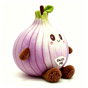 Onion Plush, Veggie Stuffed Toy, <b>cuddle</b> Food Plush, Novelty Vegetable Plush - Product Image 2