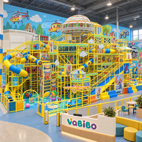 Aire de jeux intérieure sur le thème de la princesse Vabibo, trampoline, bowling, jeux d'arcade, salle de jeux VR laser, piscine à balles, personnalisable pour enfants