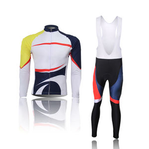 Logotipo personalizado de alta calidad Ciclismo Bib Set Transpirable Ciclismo Desgaste Uniformes-Calidad Ciclismo Jersey Traje - Product Image 4