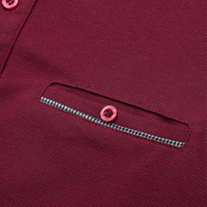 Polos combinados de algodón de manga corta para exteriores de verano de alta calidad, nuevo diseño, polos personalizados a rayas transpirables para hombres - Product Image 4