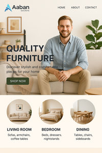 Muebles Comercio electrónico Diseño de sitios web Agencia Web asequible Construcción Sitio Web en línea confiable y funcional Plataformas de negocios - Product Image 2
