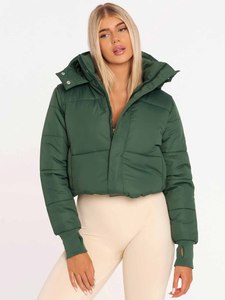 Nouvelle conception OEM Veste matelassée légère à manches longues imperméable pour femmes Haute qualité Personnalisée Fermeture éclair intégrale Pliable à capuche - Product Image 5