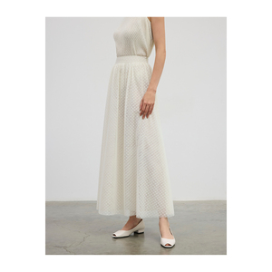 Jupe longue en tulle à pois doux - Product Image 6