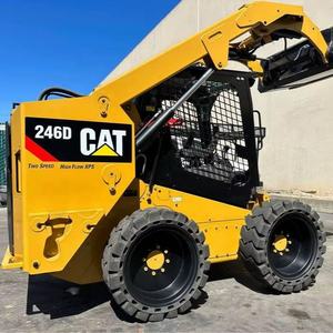 2026 New/Used for Cat246D/246C Skid Steer Loader Wheel Loader Mini Loader High Power <b>Engine</b> 4000kg Good Condition - Product Image 4