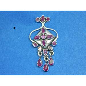 ต่างหูสตั๊ดทับทิมเงินสเตอร์ลิง925พร้อมวัสดุสีโรสโกลด์ประดับเพชรตัดแบบเจ้าหญิง-ของขวัญสำหรับเด็กหญิงและสตรี E0589-GS - Product Image 2