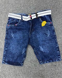 กางเกงขาสั้นผ้ายีนส์ฟอกสีกางเกงขาสั้นสไตล์สตรีทปักลายสตรีทฤดูร้อนออกแบบได้ตามต้องการ - Product Image 6