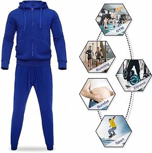 Sweat à capuche en molleton à fermeture éclair et cordon de serrage réglable pour hommes et femmes jogging décontracté vêtements de sport de plein air pour l'hiver - Product Image 6