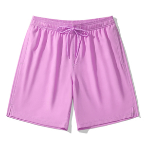 Short d'entraînement de style High Street pour homme, séchage rapide et écologique, couleur unie avec impression par transfert de chaleur - Product Image 1