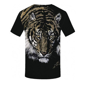 Venta al por mayor personalizado su logotipo de marca 100% algodón/bambú/fibra en blanco hombres sublimación camiseta lisa Casual hombres camisetas - Product Image 2