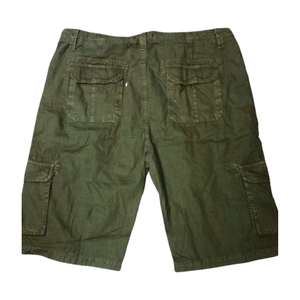 Pantalones cortos de playa informales de algodón 100% para hombre, tela tejida de cintura media, cómodos, con cremallera, diseño de pantalones cortos de tabla sólidos ecológicos - Product Image 2