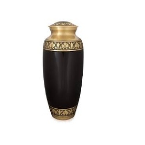 Cendres humaines Produit décoratif fait à la main Fournitures funéraires Urnes de crémation en métal en laiton de style moderne - Product Image 5