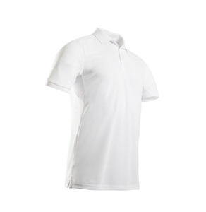 Polo à manches courtes et col Polo pour homme, couleur blanche, 100% coton, meilleure qualité, taille Plus, Logo personnalisé, du Bangladesh - Product Image 4
