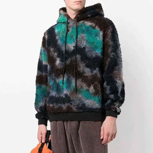 Sweat à capuche épais surdimensionné de couleur unie à séchage rapide de qualité supérieure sweat à capuche décontracté en polaire pour hommes à vendre - Product Image 5