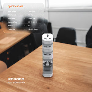 Porodo Universal <b>AC</b> <b>Power</b> <b>Adapters</b> Over 150 Countries Compatibility - Product Image 5