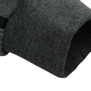 Chándal de manga larga de corte regular para hombre, forro polar liso, transpirable, poliéster/algodón, temporada de invierno de talla grande - Product Image 4