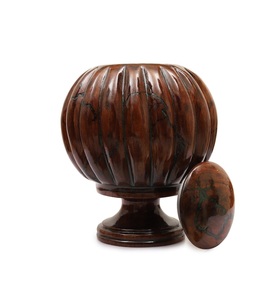 Handmade Turn Wood & Resin Cremation Urn for Human for Male Female <b>Keepsake</b> Urn <b>Box</b> for Adults - Product Image 2