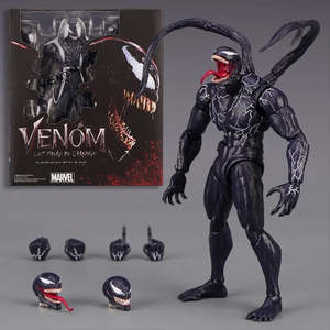 Figurine en plastique personnalisable Marvel Legends Venom, modèle de personnage de dessin animé de bonne qualité, jouet décoratif, nouvelle boîte, cible animale - Product Image 6