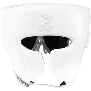 New White Fly Boxing Training Set Custom Logo Professional Sparring Set Lace-Up Closure Genuine Leather KIckboxing - Product Image 3