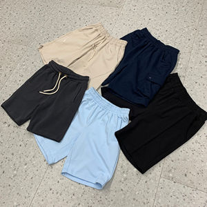 OEM กางเกงออกกำลังกายขาสั้นสำหรับผู้ชายกางเกงขาสั้นผ้าตาข่ายคอตตอนใส่สบายลายถนน - Product Image 1