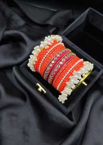 Trending <b>Silver</b> Plated Copper Alloy Geometric <b>Bangles</b> Churian <b>for</b> <b>Women</b> Wedding Party & Eid Festive Collection Adults - Product Image 4