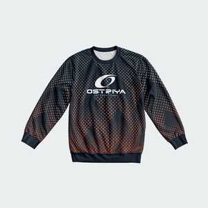 Sudadera de Cuello Redondo para Hombre, Estilo Francés, Tejido Grueso, Corte Regular, Personalizada con Servicio OEM al por Mayor, Invierno 2026, Estampada, 100% Algodón - Product Image 4