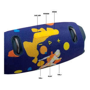 Haut-parleur Bluetooth, radio FM, rechargeable par USB, lumière LED - Couleurs assorties - Product Image 6