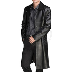 Hecho en Pakistán, Precio Razonable, Abrigo de Cuero para Hombre, Calidad Premium, Nuevo Abrigo de Cuero para Hombre en Venta - Product Image 4