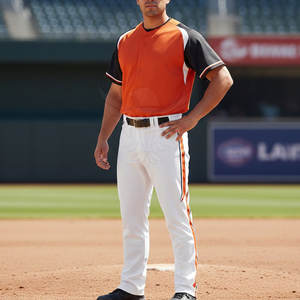 Nouvelle arrivée : uniforme de baseball professionnel pour vêtements de sport, avec matière respirante pour les joueurs - Product Image 2