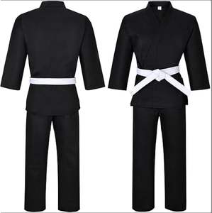 ชุดคาราเต้สำหรับผู้ใหญ่ผ้าโพลีเอสเตอร์/ ผ้าฝ้ายยืดหยุ่นโลโก้แบบกำหนดเองน้ำหนักเบา - Product Image 2