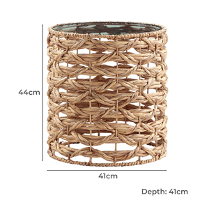 Mesa auxiliar de jacinto de agua tejida retorcida hecha en Vietnam materiales ecológicos muebles para el hogar Decoración del hogar al por mayor - Product Image 5