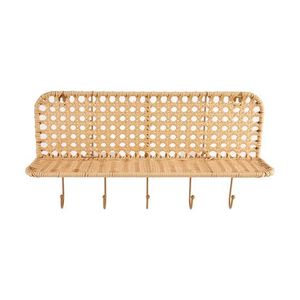 Stylish Rustic Rattan Towel Rack With <b>Unique</b> Texture Perfect For Upscale Bathrooms And Traditional Interior Decoration <b>Ideas</b> - Product Image 3