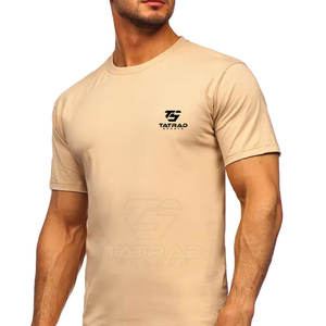 เสื้อยืดออกกำลังกายผู้ชาย ดีไซน์ปี 2026 ทรงปกติ ใส่สบาย ระบายอากาศ แห้งเร็ว ผ้าแคนวาส 100% ผ้าฝ้าย  รับผลิตจำนวนน้อย - Product Image 2