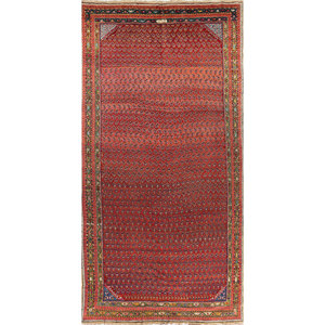 Kiaan Hand Knotted Wool Rugs <b>Red</b> & Orange Geometric & Abstract Kilim Design for Entryway Prayer & Hallway 9x12 Rectangle-Paem-82 - Product Image 1