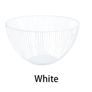 Cesta de frutas de alambre de Metal decorativa moderna, cuenco para mostrador de cocina, organizador de mesa de comedor y pantalla de almacenamiento elegante para el hogar - Product Image 2