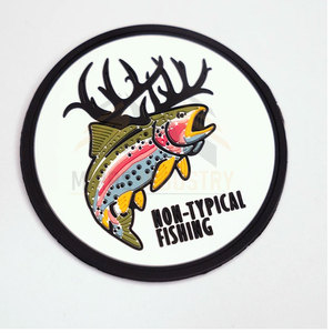 Venta al por mayor de parches de PVC de calidad superior de bajo precio de venta caliente insignias tejidas de silicona flor deporte sombrero accesorios decorativos de cuero - Product Image 6