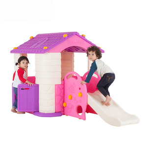 ของเล่นกลางแจ้งอื่นๆและโครงสร้างบ้านของเล่น Edu 3 (บ้านและสไลด์ชุด) (สีม่วง) PH-SL7338V อุปกรณ์สำหรับเด็กวัยหัดเดิน - Product Image 3