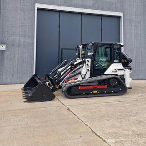 Chargeuse compacte sur chenilles Hidromek 62T, couleur noire, moteur diesel Yanmar 48,6 kW, capacité de la benne de 0,45 m³, composants essentiels - Product Image 2