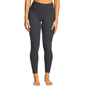 Spandex/Nylon Sólido Tallas grandes Cintura alta Absorbe el sudor Hasta el tobillo Leggings de yoga Mujeres Active Wear Stretch Slim Pantalones Entrenamiento - Product Image 4