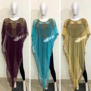 Nouvelle tenue élégante, offre spéciale Black Friday, prix de vente, abaya, poncho, shrug, haut, fait main, taille personnalisée, tenue décontractée, perlage, fente - Product Image 4