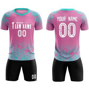 Maillot de football sublimé, kit de vêtements de l'équipe personnalisés, tissu à séchage rapide, tailles OEM pour adultes et jeunes, livraison rapide en usine, fournisseur - Product Image 4