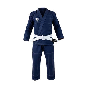 Combinaison de karaté OEM ODM développée avec un tissu en coton ferme offrant un mouvement simple et des caractéristiques de conception ajustables - Product Image 1