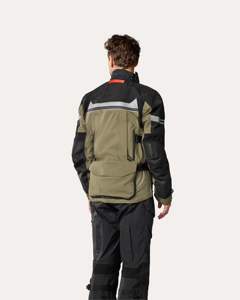 เสื้อแจ็กเก็ตมอเตอร์ไซค์สำหรับงานหนักพร้อมแผ่นรอง CE เพื่อความปลอดภัย - Product Image 3