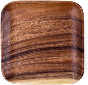 Plateau de service en bois écologique à quatre compartiments pour chocolats et fruits secs, taille personnalisée, style moderne et luxueux, prix bas - Product Image 2