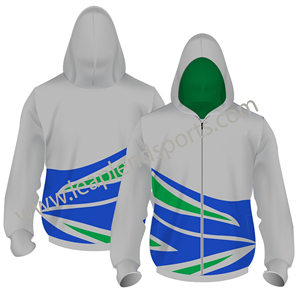 เสื้อฮู้ดผ้าฟลีซของผู้ชายเสื้อสวมหัวมีฮู้ดพิมพ์ลายพัฟระบายอากาศโลโก้ออกแบบได้ตามต้องการ - Product Image 2