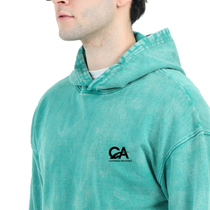 Nouvelle arrivée Service OEM Vente en gros Hommes Acid Washed Hoodies Dernière conception personnalisée Made in Pakistan Acid Washed Hoodies - Product Image 5