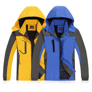 Veste Softshell de Sport de Plein Air d'Hiver pour Hommes, Imperméable, Respirante avec Caractéristique Coupe-Vent, Col Montant, Logo Personnalisé, Directe Usine - Product Image 4